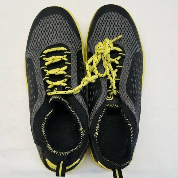 ✅Champion C9 Ernesto Youth Sz 6 Water Shoes Gray/Yellow/Black Mesh Lace Sneakers - Picture 7 of 9